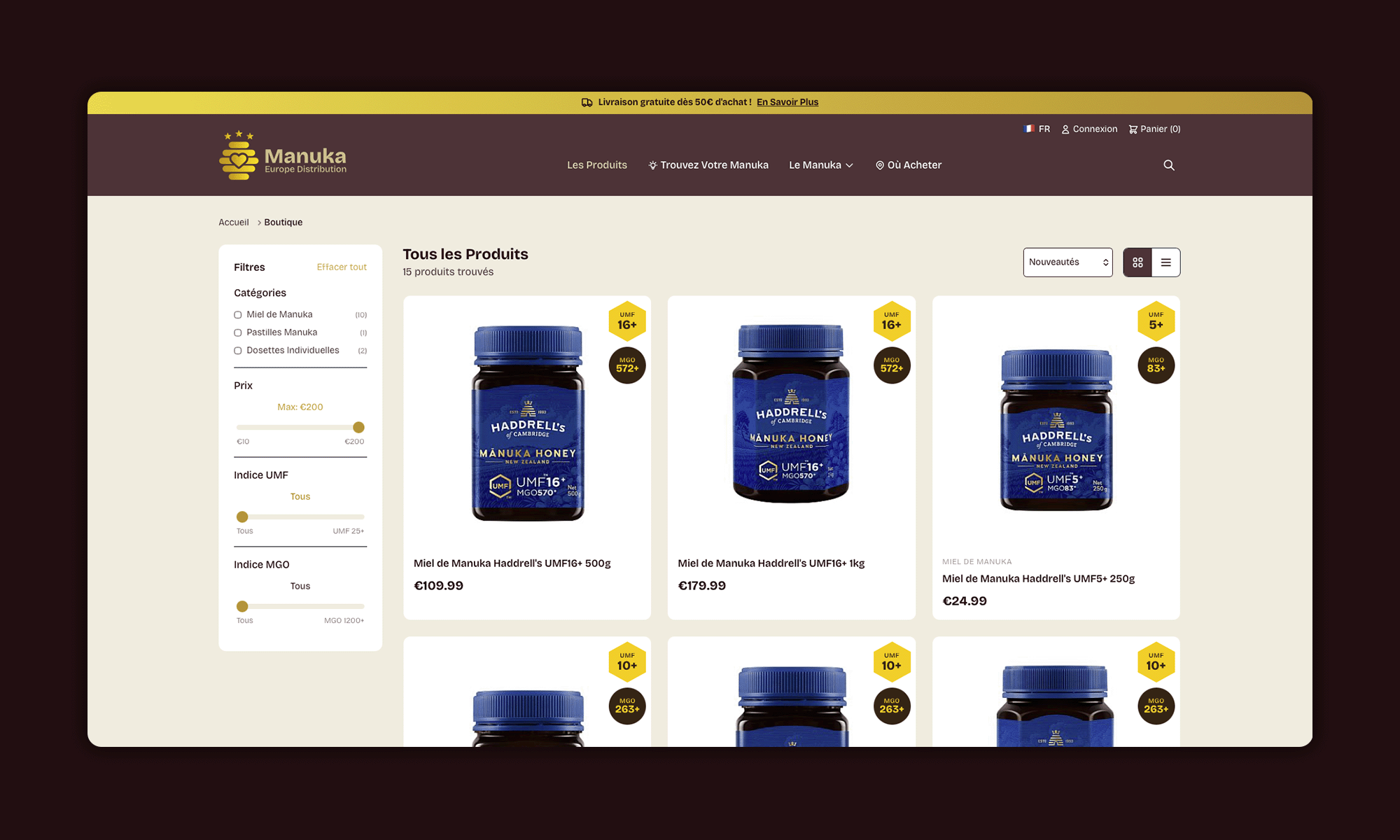 Manuka Europe Distribution